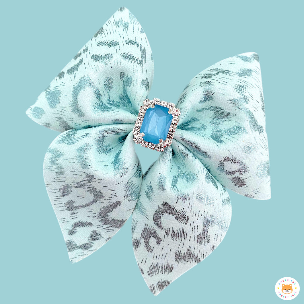 Luscious Leopard - Powder Blue