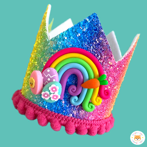 Neon Easter Rainbow Crown
