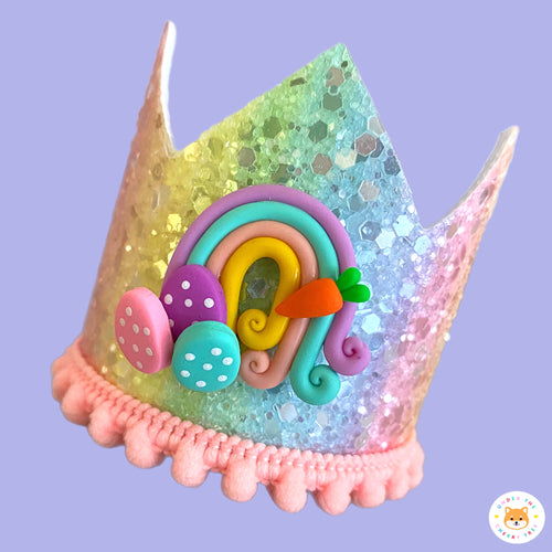 Pastel Easter Rainbow Crown